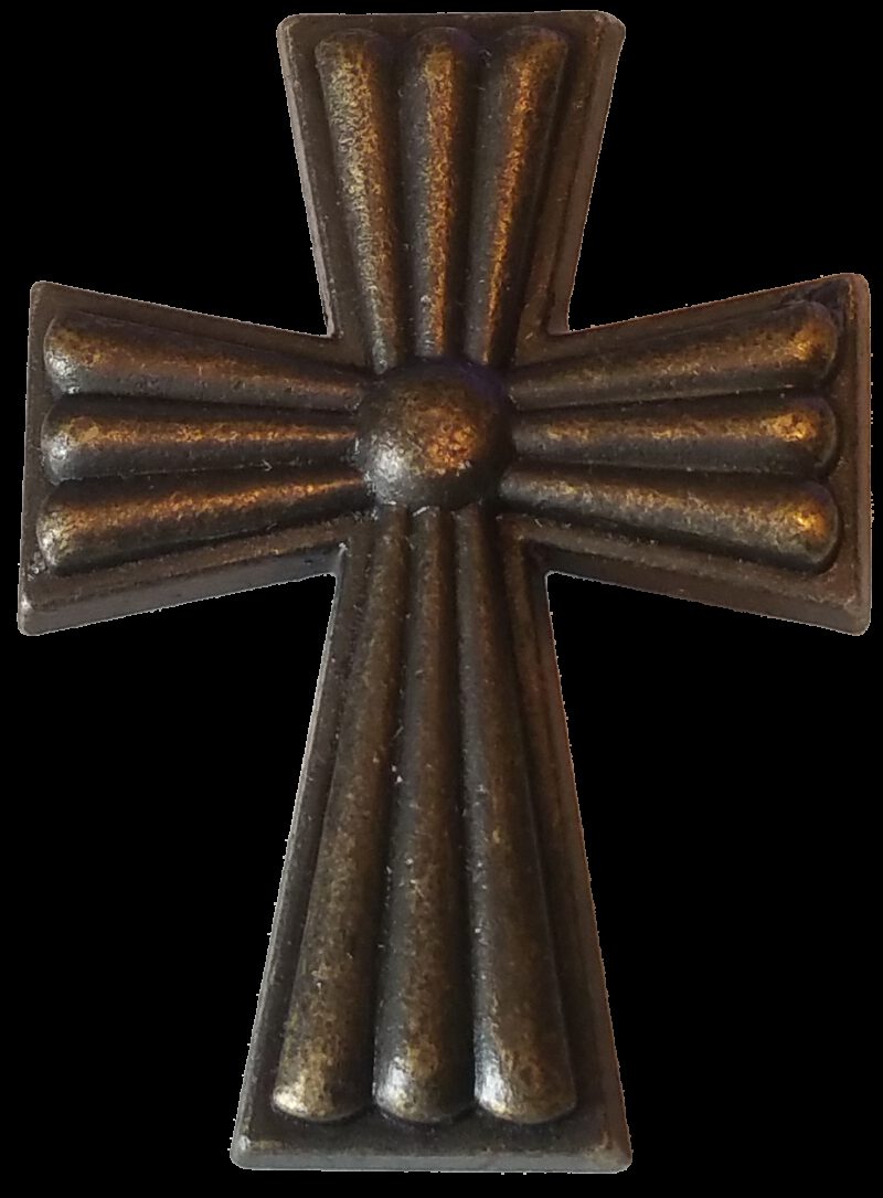 5007 Ashenvale Antique Brass 58mm Celtic Cross Knob