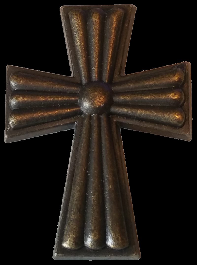 5008 Ashenvale Antique Brass 58mm Celtic Cross Knob