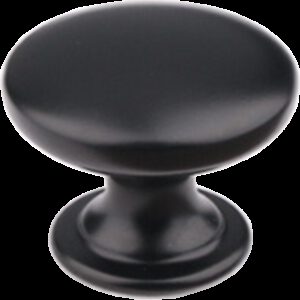 5048 Sencillo Eleganta Karama Collection Matte Black 25mm Small Round Knob