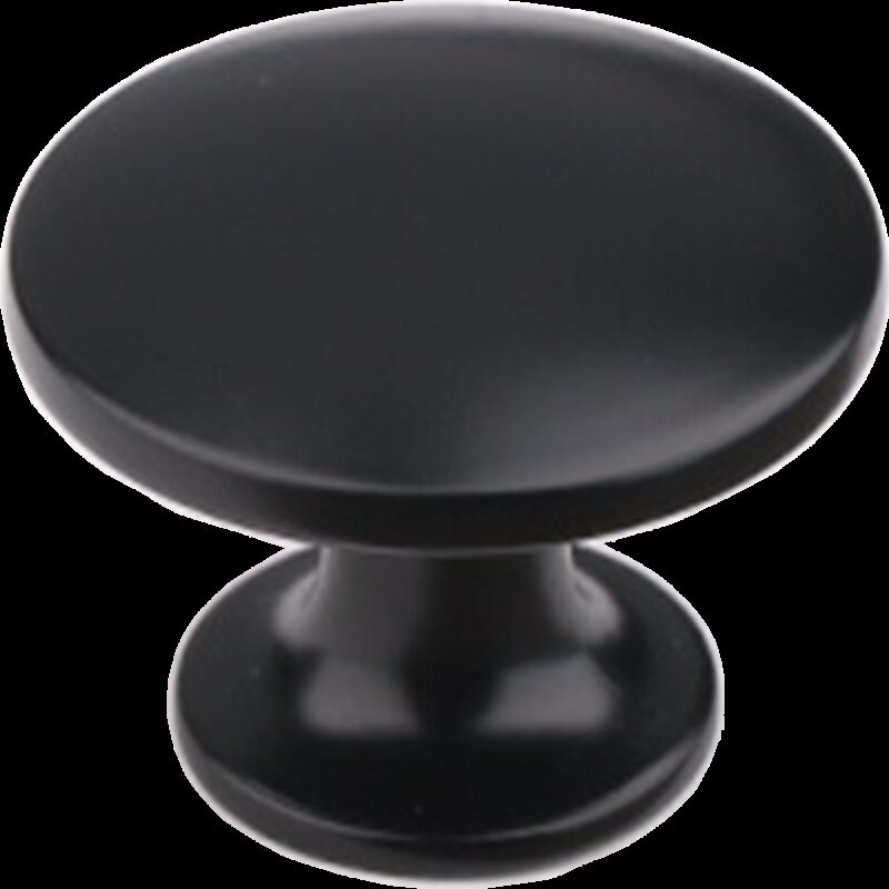 5060 Sencillo Eleganta Karama Collection Matte Black 35mm Large Round Knob