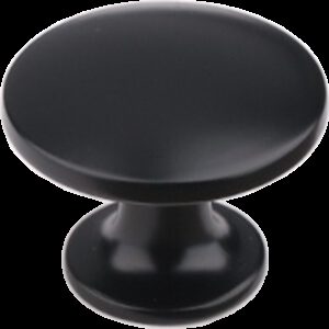 5061 Sencillo Eleganta Karama Collection Matte Black 35mm Large Round Knob