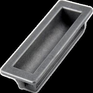 5189 Small Town Collection Pewter 100mm Recessed Flush Pull