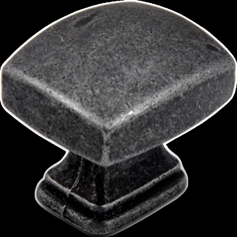 5228 Small Town Collection Pewter 30mm Rectangle Knob