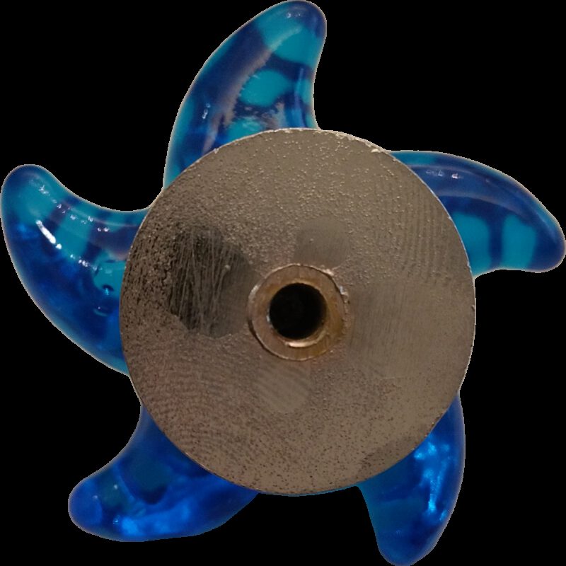 5315 Mediterranean Cute Sea Blue Crystal 47mm Starfish Shaped Knob