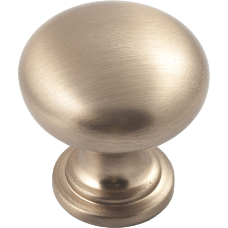 Castella Heritage Shaker Brushed Rose Gold 30mm Round Mushroom Knob 50 030 033 2