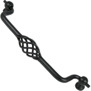 Furnware Dorset Varese French Provincial Black 128mm Wire Swivel Bail Handle