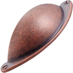 Furnware Dorset Florencia Shaker Antique Copper 64mm Cup Pull Dst Ctcp Ac