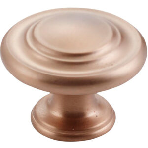 Furnware Dorset Florencia Shaker Champagne 33mm Concentric Fluted Knob Dst Ctck Chm