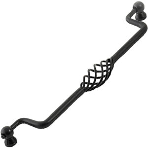 Furnware Dorset Varese French Provincial Black 192mm Wire Swivel Bail Handle Bvs192 Bl2