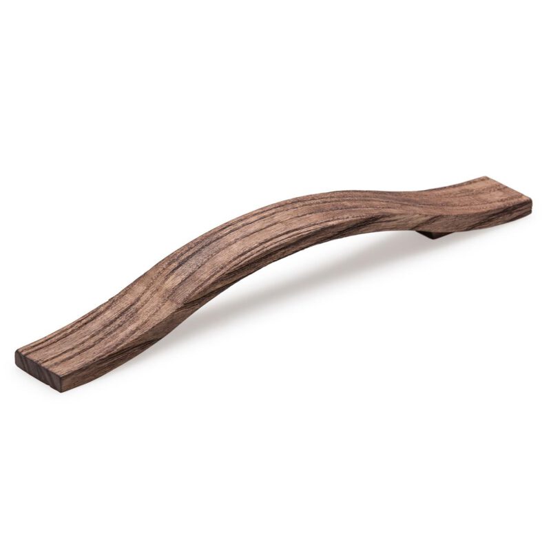 Furnware Calin Oak Woodgrain Ash Wood 160mm Timber Bow Handle C0165 160 Owg