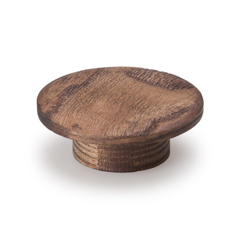 Furnware Echo Oak Woodgrain 60mm Round Ash Wood Timber Knob Fg E0166 060 Owg2